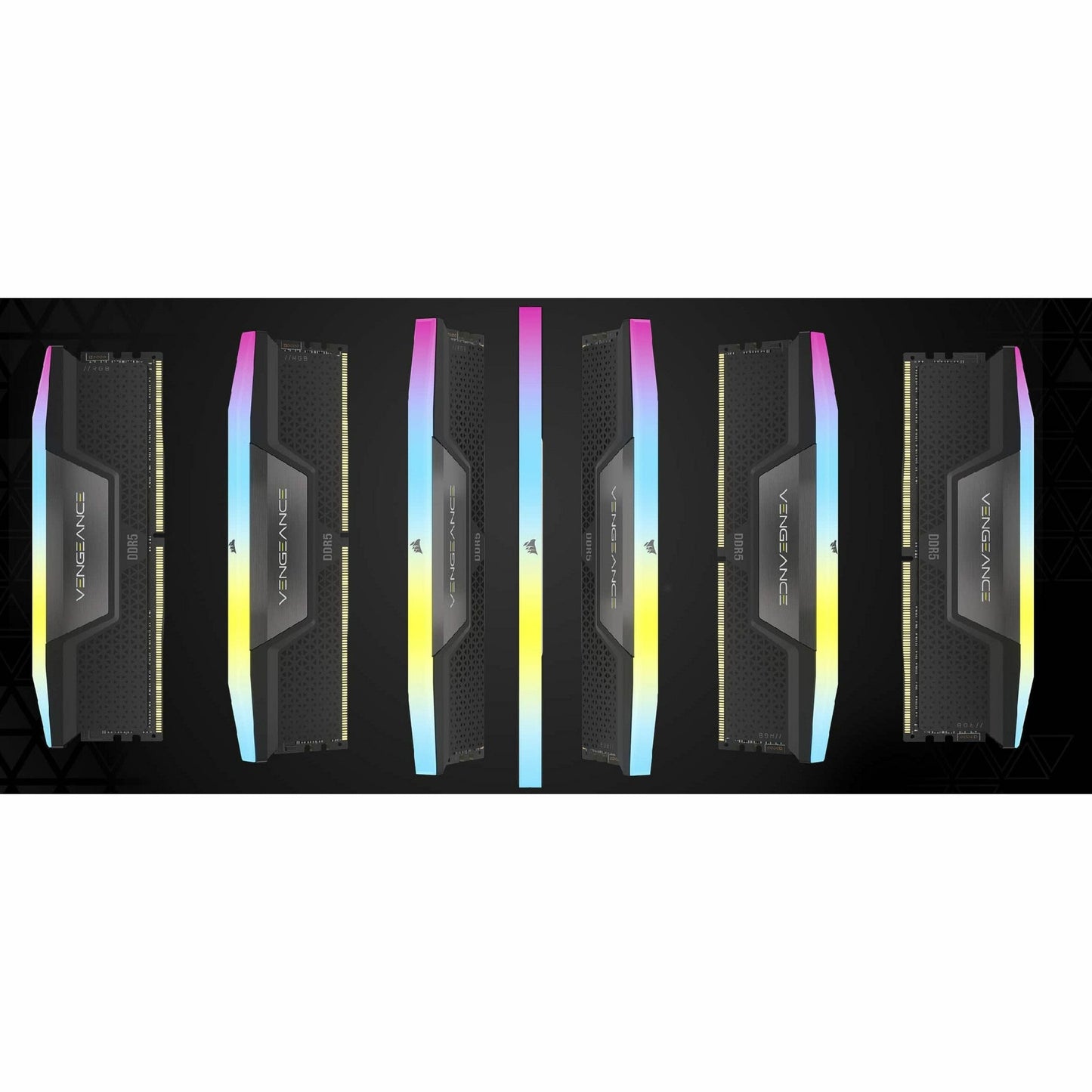 Corsair Vengeance RGB 64GB (2x32GB) DDR5 DRAM 6400MT/s C32 Memory Kit - Black