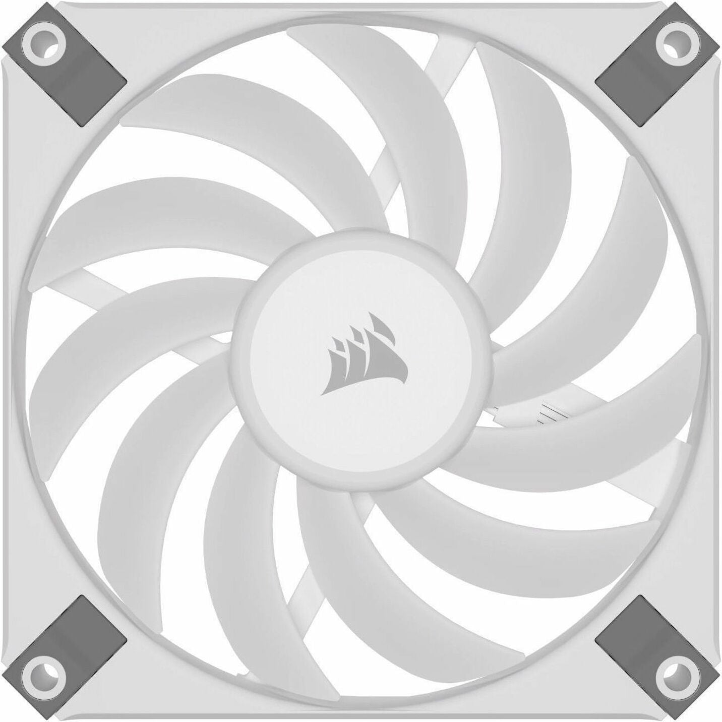 Corsair iCUE AF120 RGB SLIM 120mm PWM Fluid Dynamic Bearing Fan - White Twin Pack - 2 Pack