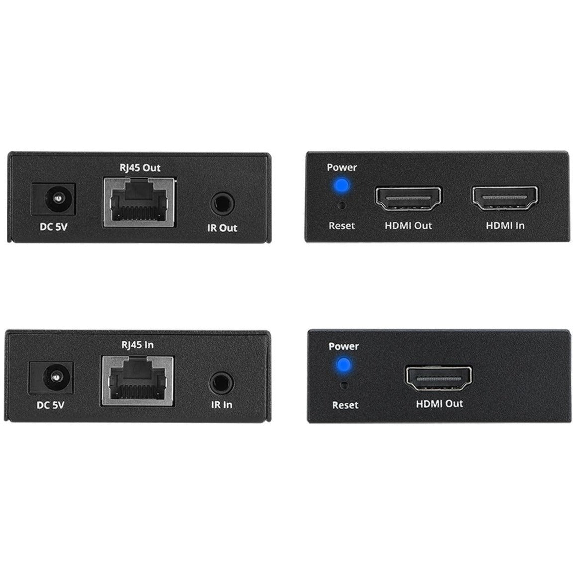 SIIG 4K60Hz HDMI over Cat6 Extender with Loopout & IR - 50m- HDMI Extender- Auto Downscaling