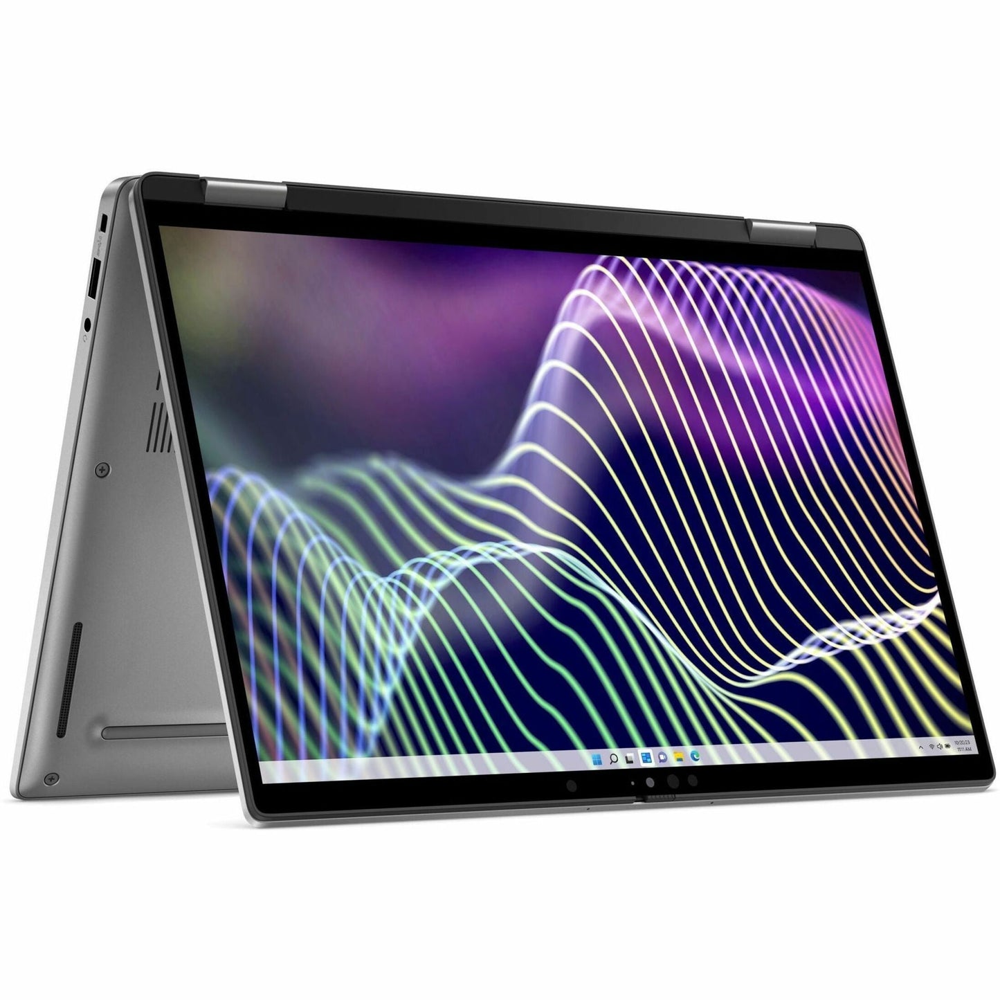 Dell Latitude 7000 7340 13.3" Notebook - Full HD Plus - 1920 x 1200 - Intel Core i5 13th Gen i5-1335U Deca-core (10 Core) 900 MHz - 16 GB Total RAM - 16 GB On-board Memory - 256 GB SSD - Aluminum Titan Gray