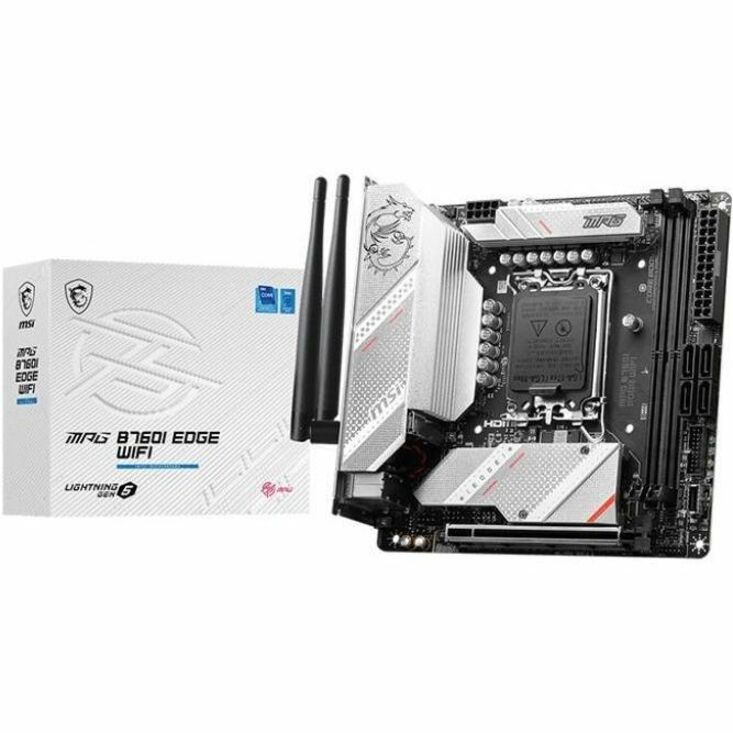 MSI MPG MPG B760I EDGE WIFI Gaming Desktop Motherboard - Intel B760 Chipset - Socket LGA-1700 - Mini ATX