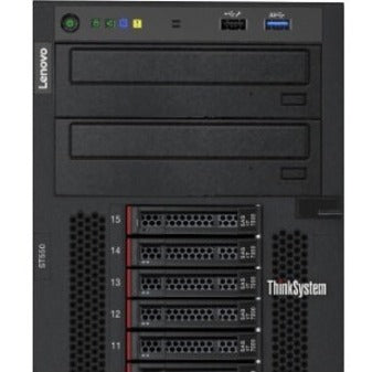 Lenovo ThinkSystem ST550 7X10A0F0NA 4U Tower Server - Intel Xeon Silver 4208 2.10 GHz - 64 GB RAM - Serial ATA Controller