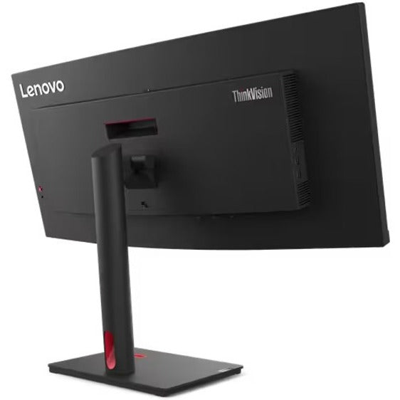Lenovo ThinkVision T34w-30 34" Webcam UW-QHD Curved Screen LED Monitor - 21:9 - Raven Black