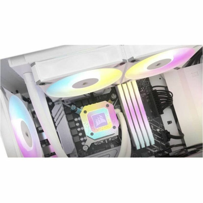 Corsair iCUE AF140 RGB ELITE 140mm PWM Fan - White - 1 Pack