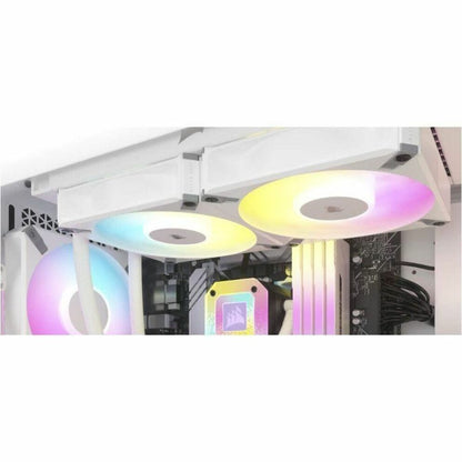 Corsair iCUE AF140 RGB ELITE 140mm PWM Dual Fan Kit - White - 2 Pack