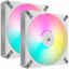 Corsair iCUE AF140 RGB ELITE 140mm PWM Dual Fan Kit - White - 2 Pack