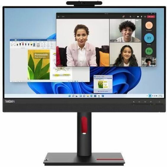 Lenovo ThinkCentre Tiny-In-One 24 Gen 5 23.8" Webcam Full HD LED Monitor - 16:9 - Black