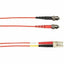 Black Box Colored Fiber OM4 50/125 Multimode Fiber Optic Patch Cable - LSZH