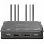 StarTech.com 2-Port Dual-Monitor DisplayPort Cable KVM Switch 4K 60Hz Compact KVM with 5ft/1.5m Integrated Host Cables Bus Powered