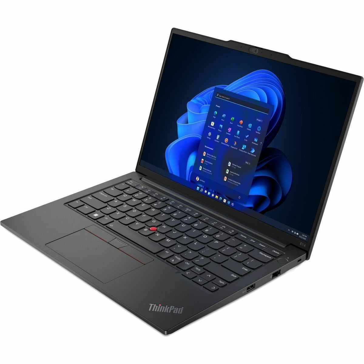 Lenovo ThinkPad E14 Gen 5 21JK0053US 14" Touchscreen Notebook - WUXGA - 1920 x 1200 - Intel Core i7 13th Gen i7-1355U Deca-core (10 Core) 1.70 GHz - 16 GB Total RAM - 8 GB On-board Memory - 512 GB SSD - Graphite Black