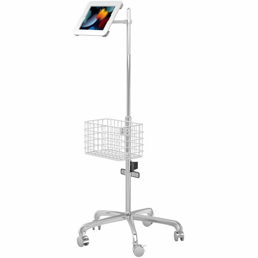 CTA Digital Medical Rolling Cart with Articulating Arm & Accessories for iPad 10.2 Series iPad Air 3 and iPad Pro 10.5