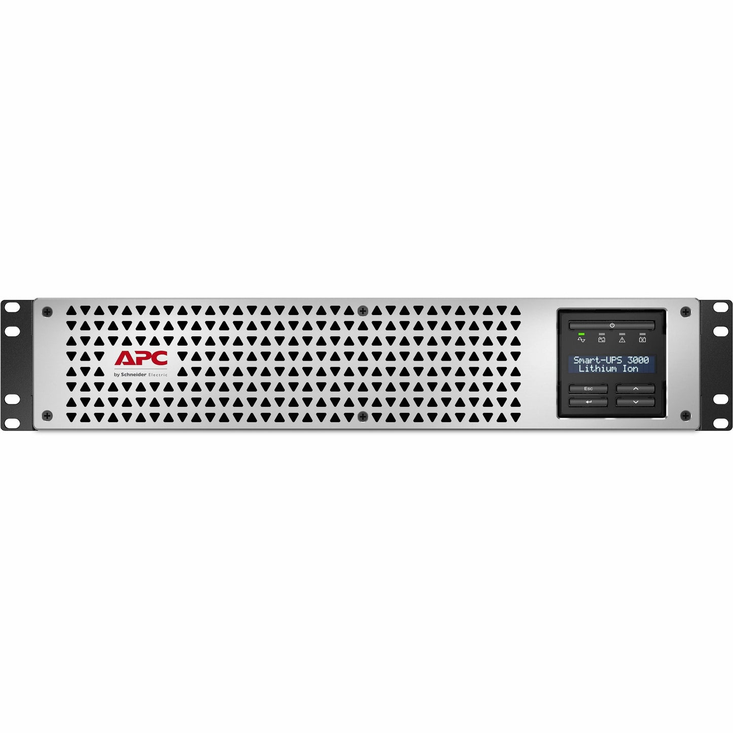 APC Smart-UPS Line Interactive 3kVA Lithium-ion Rackmount 2U 120V 1x NEMA L5-30R+6x NEMA 5-20R outlets SmartConnect Port+SmartSlot AVR LCD