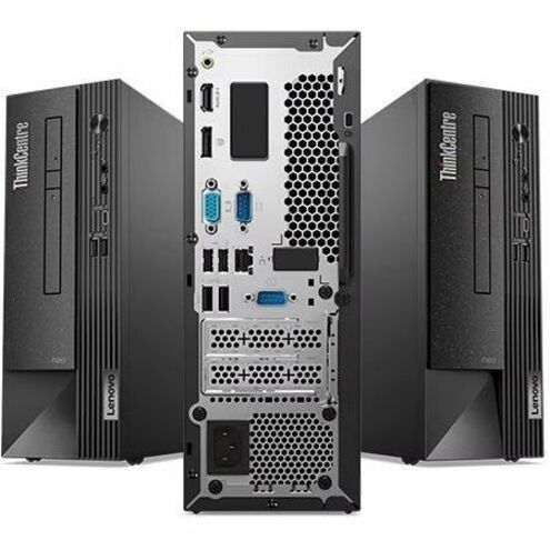 Lenovo ThinkCentre neo 50s Gen 4 12JF0000US Desktop Computer - Intel Core i5 13th Gen i5-13400 Deca-core (10 Core) - 8 GB RAM DDR4 SDRAM M.2 PCI Express NVMe 4.0 x4 SSD - Small Form Factor - Black