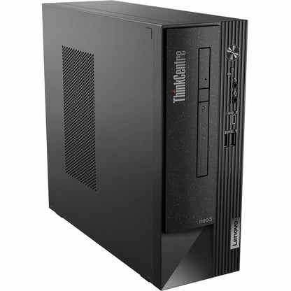 Lenovo ThinkCentre neo 50s Gen 4 12JF0004US Desktop Computer - Intel Core i3 13th Gen i3-13100 Quad-core (4 Core) 3.40 GHz - 8 GB RAM DDR4 SDRAM M.2 PCI Express NVMe 4.0 x4 SSD - Small Form Factor - Black