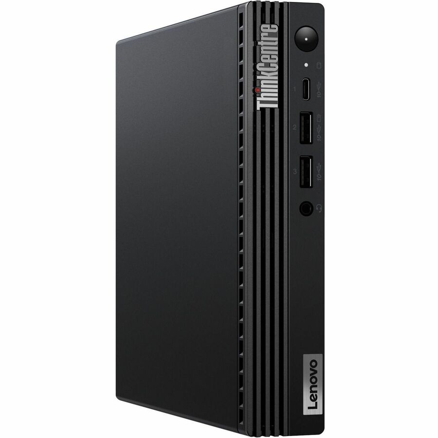 Lenovo ThinkCentre M80q Gen 3 11U10054US Desktop Computer - Intel Core i5 12th Gen i5-12500T Hexa-core (6 Core) 2 GHz - 16 GB RAM DDR5 SDRAM - 256 GB M.2 PCI Express NVMe 4.0 x4 SSD - Tiny - Black