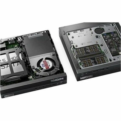 Lenovo ThinkCentre M80q Gen 3 11U10054US Desktop Computer - Intel Core i5 12th Gen i5-12500T Hexa-core (6 Core) 2 GHz - 16 GB RAM DDR5 SDRAM - 256 GB M.2 PCI Express NVMe 4.0 x4 SSD - Tiny - Black