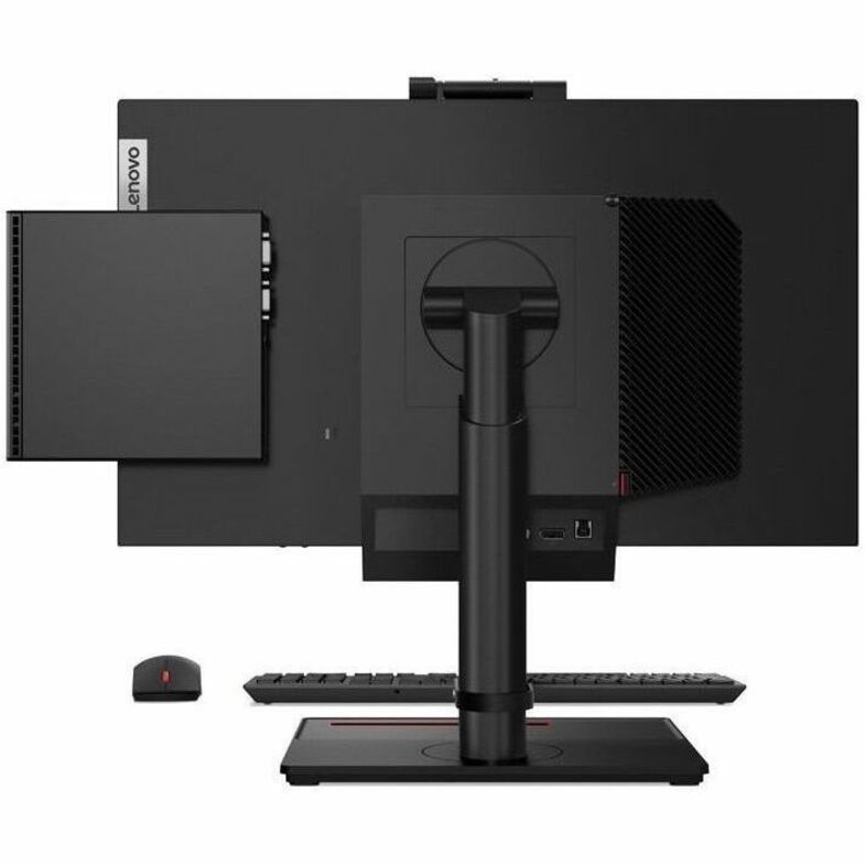 Lenovo ThinkCentre M75q Gen 2 11JN0089US Desktop Computer - AMD Ryzen 5 PRO 5650GE Hexa-core (6 Core) 3.40 GHz - 16 GB RAM DDR4 SDRAM M.2 PCI Express NVMe SSD - Tiny - Black