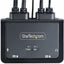 StarTech.com 2-Port Hybrid USB-C HDMI Cable KVM Switch 4K 60Hz Compact KVM with 6ft/1.8m USB-A & 4ft/1.2m USB-C Integrated Cables