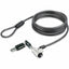 StarTech.com Laptop Cable Lock 6Ft Compatible w/ Noble Wedge® Anti-Theft Keyed Lock Security Cable Lock Steel Cable Lock For Laptop