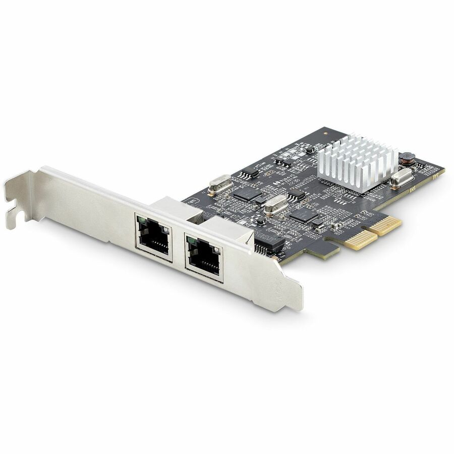 StarTech.com 2-Port 2.5G NBASE-T PCIe Network Card Computer Network Card Interface Intel&reg; I225-V Dual-Port Ethernet Multi-Gigabit NIC