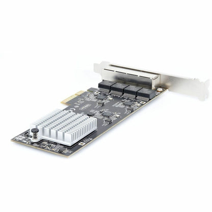 StarTech.com 4-Port 2.5G NBASE-T PCIe Network Card Computer Network Card Interface Intel&reg; I225-V Quad-Port Ethernet Multi-Gigabit NIC