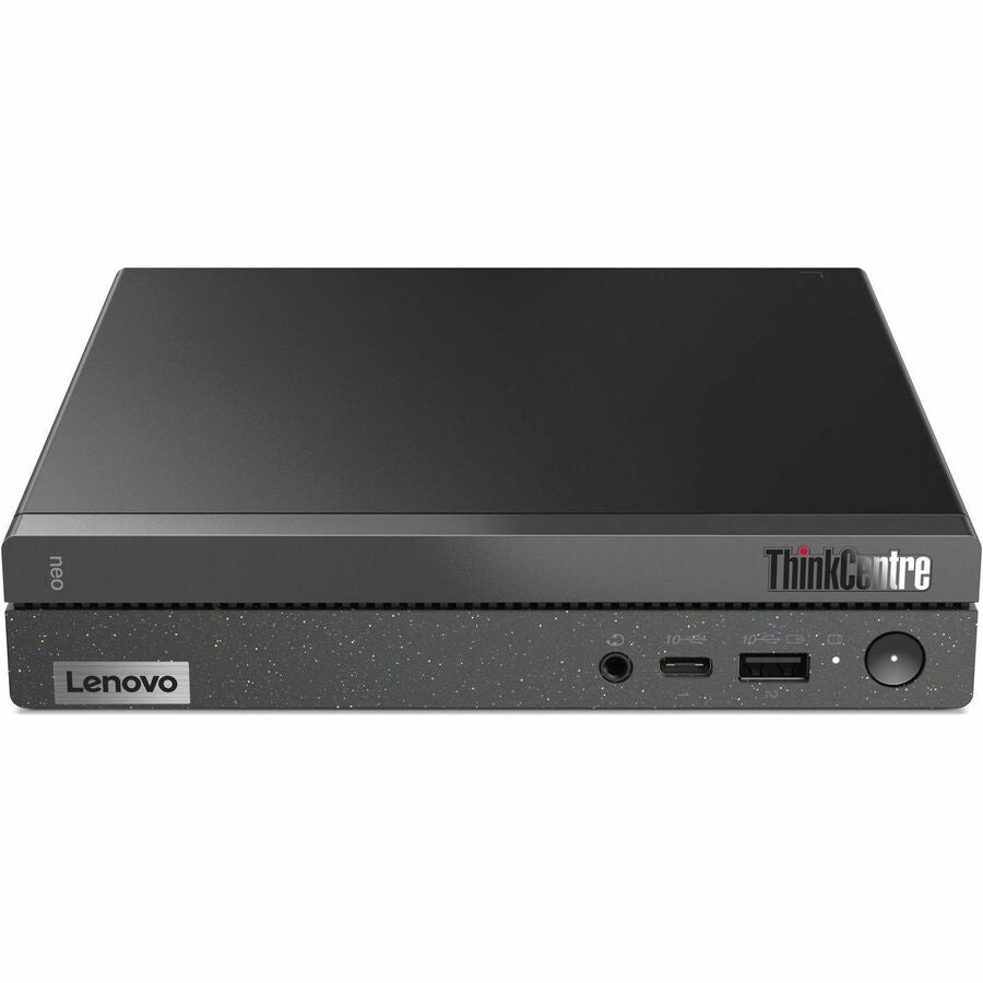 Lenovo ThinkCentre neo 50q Gen 4 12M2000QUX Desktop Computer - Intel Core i3 12th Gen i3-1215U Hexa-core (6 Core) - 8 GB RAM DDR4 SDRAM - 256 GB M.2 PCI Express NVMe 4.0 x4 SSD - Tiny - Black