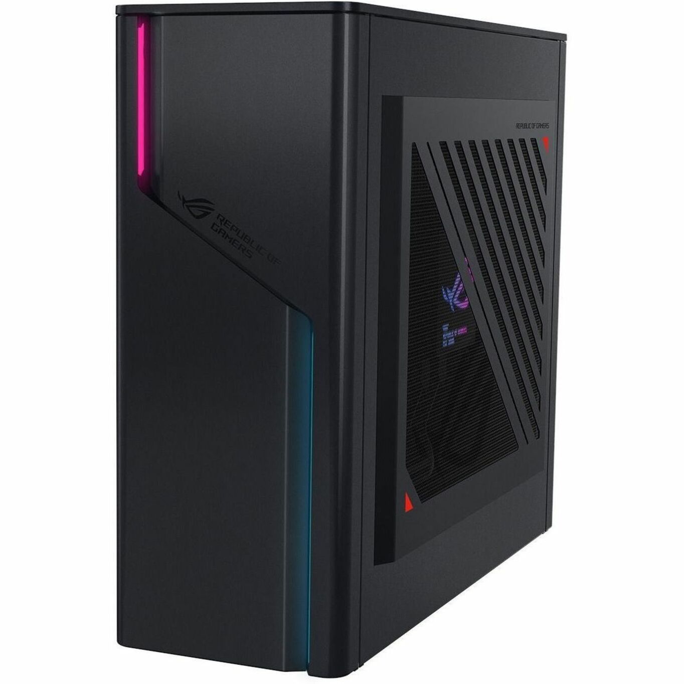 Asus ROG G22CH-DB779 Gaming Desktop Computer - Intel Core i7 13th Gen i7-13700KF Hexadeca-core (16 Core) 3.40 GHz - 32 GB RAM DDR5 SDRAM - 1 TB M.2 PCI Express NVMe 4.0 SSD - Small Form Factor - Extreme Dark Gray