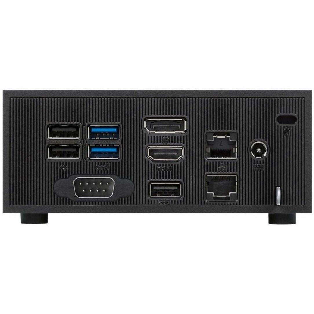 Asus ExpertCenter PN42-SYSN141PX1TU0 Desktop Computer - Intel N100 Quad-core (4 Core) - 4 GB RAM DDR4 SDRAM M.2 PCI Express NVMe 3.0 x4 SSD - Mini PC - Black