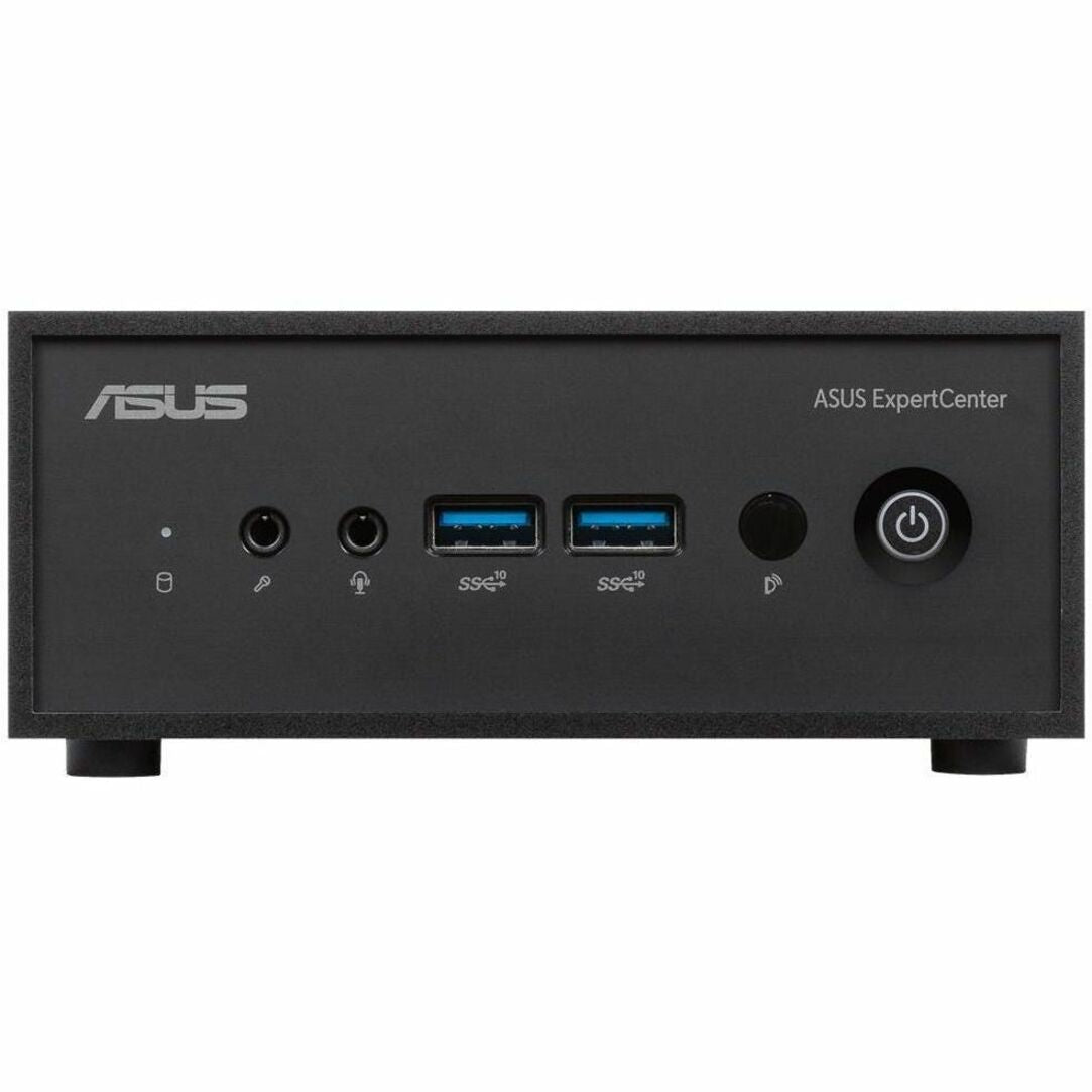 Asus ExpertCenter PN42-SYSN141PX1TU0 Desktop Computer - Intel N100 Quad-core (4 Core) - 4 GB RAM DDR4 SDRAM M.2 PCI Express NVMe 3.0 x4 SSD - Mini PC - Black