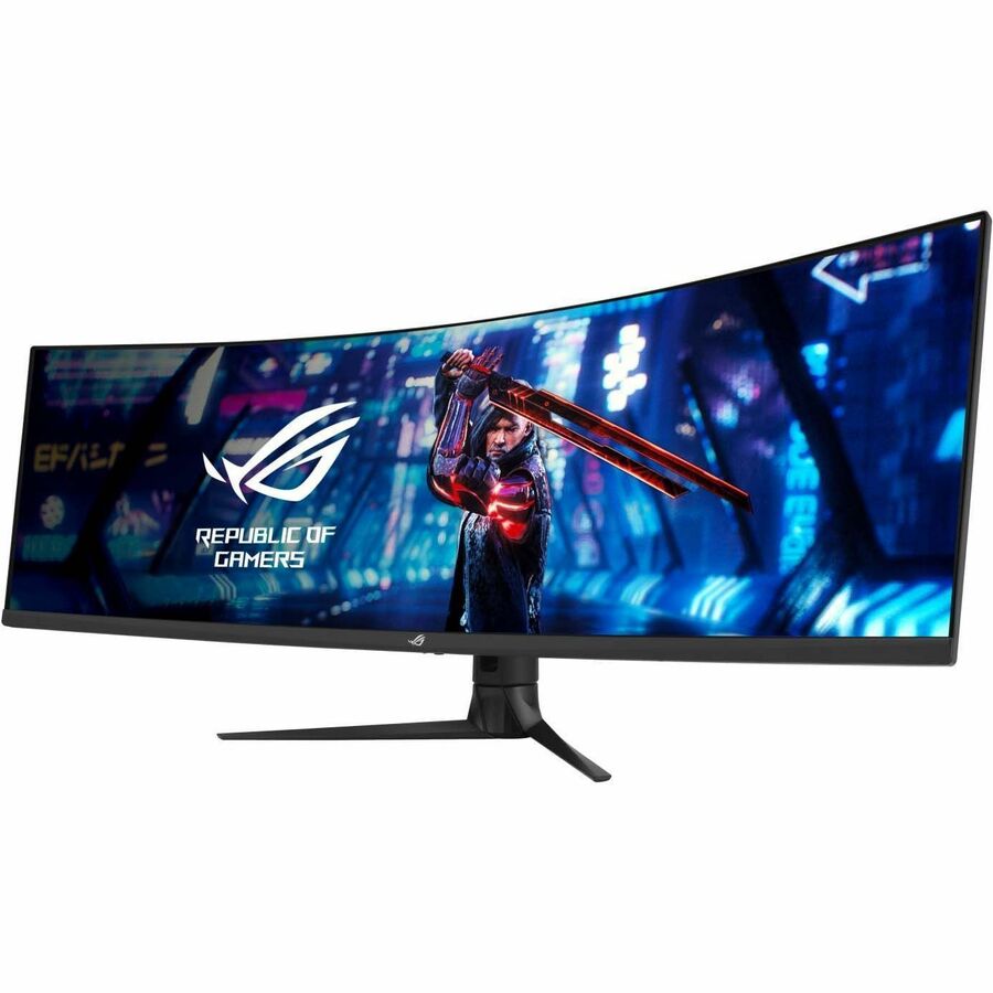 Asus ROG Strix XG49WCR 49" Dual Quad HD (DQHD) Curved Screen Gaming LED Monitor - 32:9