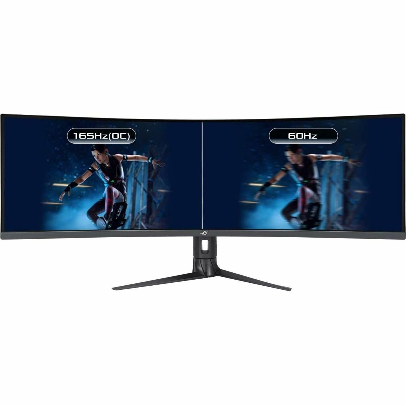 Asus ROG Strix XG49WCR 49" Dual Quad HD (DQHD) Curved Screen Gaming LED Monitor - 32:9