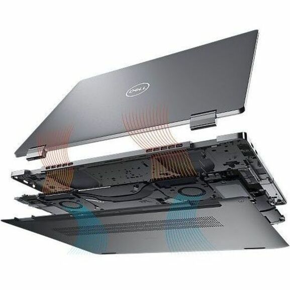 Dell Latitude 9000 9440 14" Touchscreen Convertible 2 in 1 Notebook - QHD+ - 2560 x 1600 - Intel Core i5 13th Gen i5-1345U Deca-core (10 Core) 1.60 GHz - Intel Evo Platform - 16 GB Total RAM - 16 GB On-board Memory - 512 GB SSD - Gray