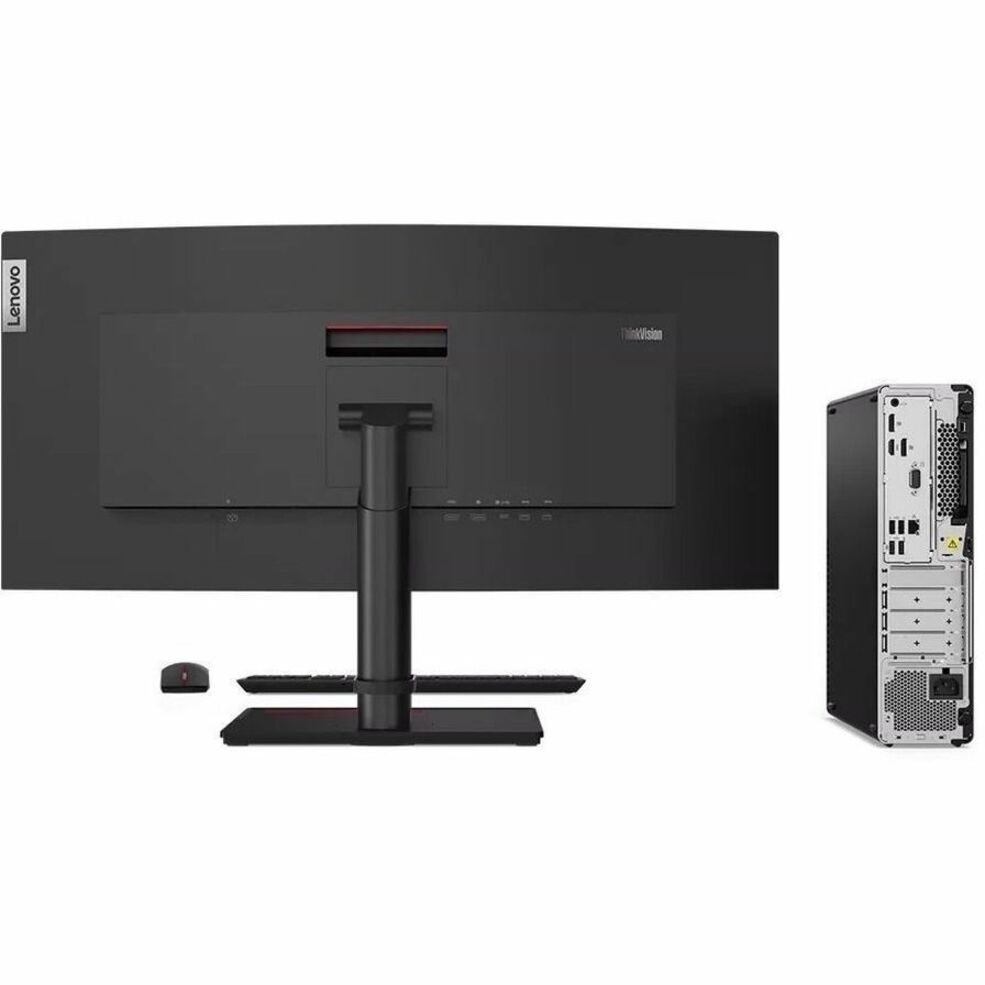 Lenovo ThinkCentre M75s Gen 2 11JB0036US Desktop Computer - AMD Ryzen 5 PRO 4650G Hexa-core (6 Core) 3.70 GHz - 8 GB RAM DDR4 SDRAM M.2 PCI Express NVMe x4 SSD - Small Form Factor - Black