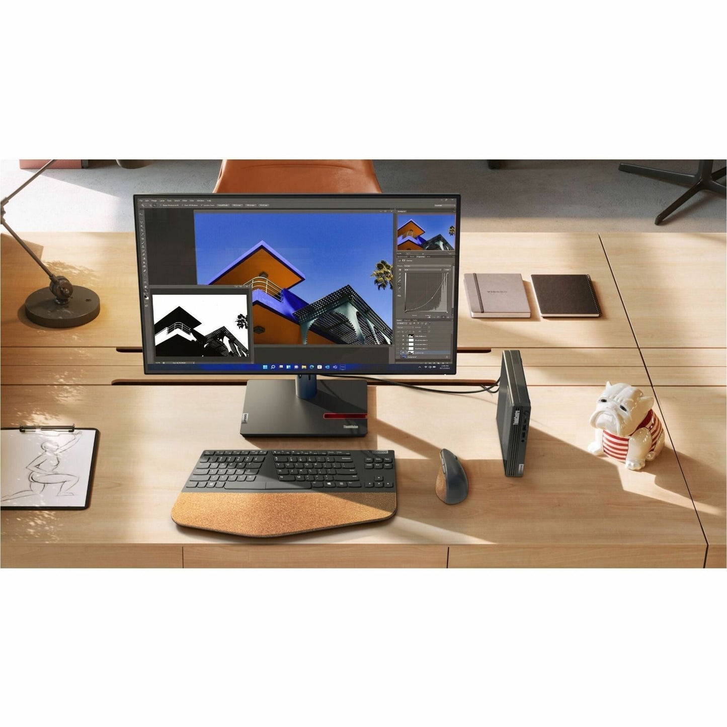 Lenovo ThinkCentre M90q Gen 3 11U50068US Desktop Computer - Intel Core i5 12th Gen i5-12500 Hexa-core (6 Core) 3 GHz - 8 GB RAM DDR5 SDRAM M.2 PCI Express NVMe 4.0 x4 SSD - Tiny - Black