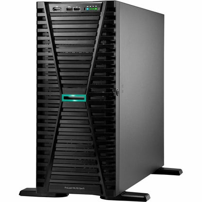 HPE ProLiant ML110 G11 4.5U Tower Server - 1 x Intel Xeon Bronze 3408U 1.80 GHz - 16 GB RAM - Serial ATA Serial Attached SCSI (SAS) Controller