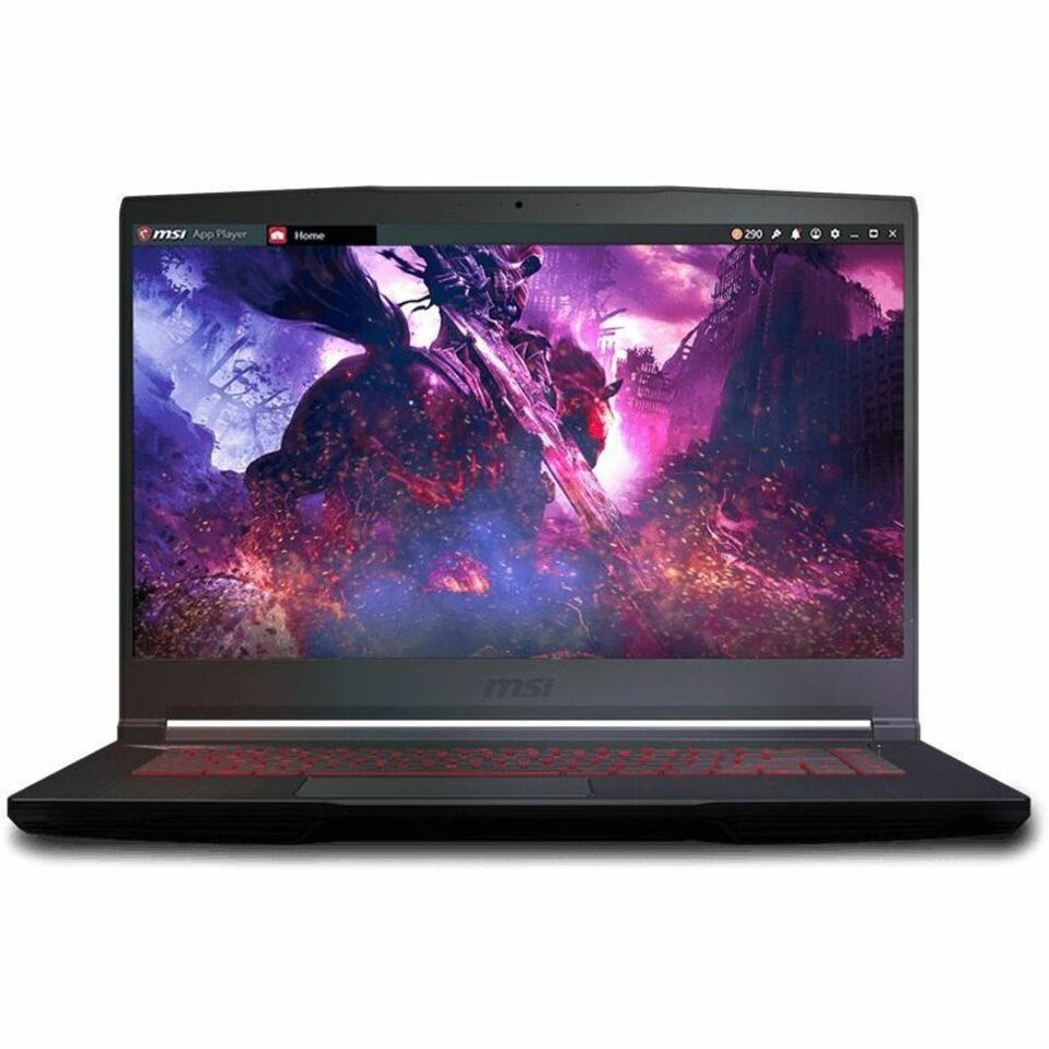 MSI GF63 THIN GF63 THIN 11UCX-1424US 15.6" Gaming Notebook - Full HD - 1920 x 1080 - Intel Core i5 11th Gen i5-11400H 2.10 GHz - 8 GB Total RAM - 512 GB SSD - Black