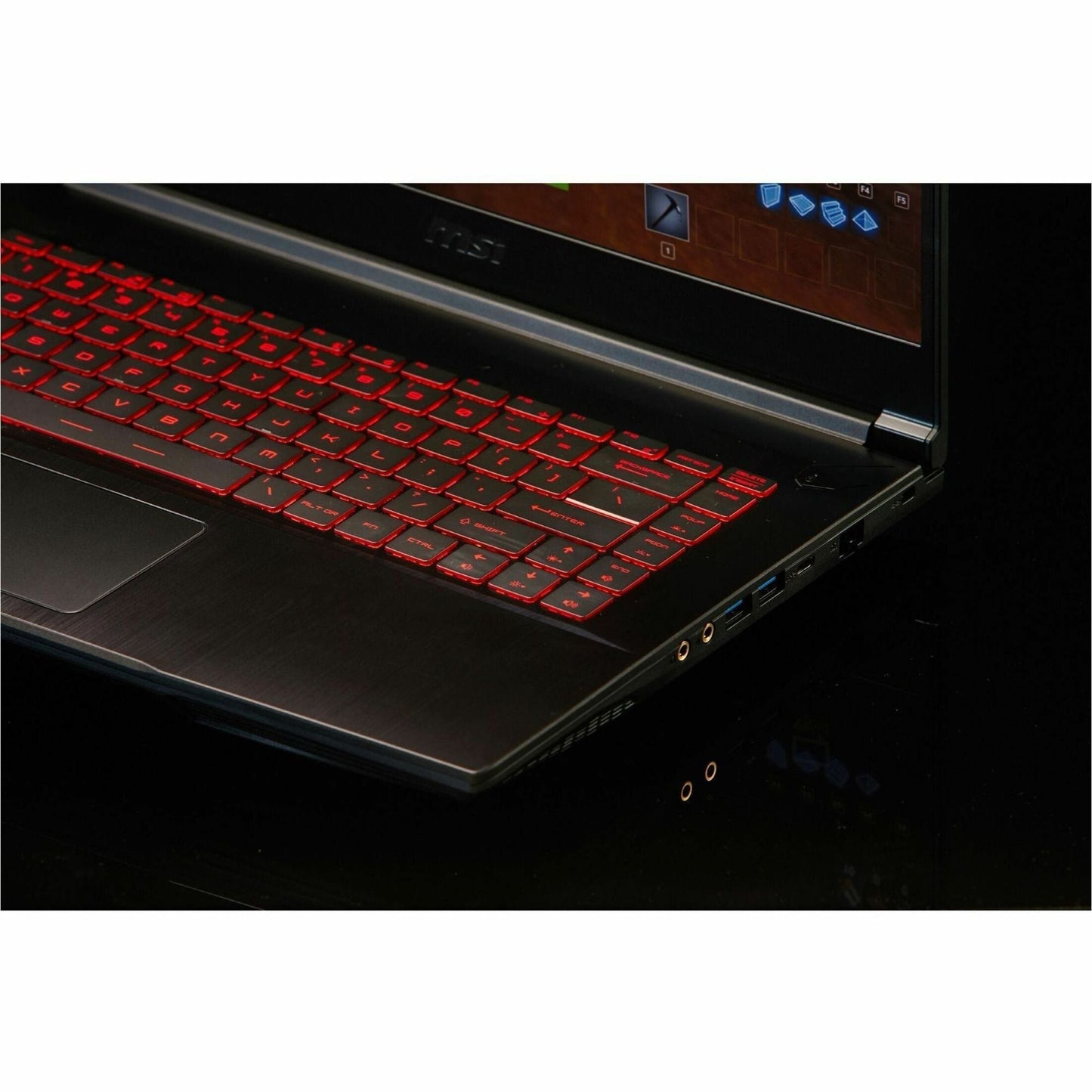 MSI GF63 THIN GF63 THIN 11UCX-1424US 15.6" Gaming Notebook - Full HD - 1920 x 1080 - Intel Core i5 11th Gen i5-11400H 2.10 GHz - 8 GB Total RAM - 512 GB SSD - Black