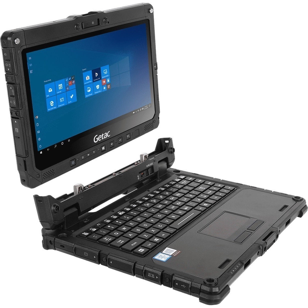 Getac K120 Rugged Tablet - 12.5" Full HD - Core i7 11th Gen i7-1165G7 Quad-core (4 Core) 2.80 GHz - 64 GB RAM - 256 GB SSD - Windows 11