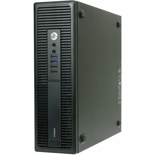 HP - Joy Systems ProDesk 600 G2 Desktop Computer - Intel Core i5 6th Gen i5-6500 Quad-core (4 Core) 3.20 GHz - 8 GB RAM DDR4 SDRAM - 256 GB SSD - Small Form Factor - Refurbished