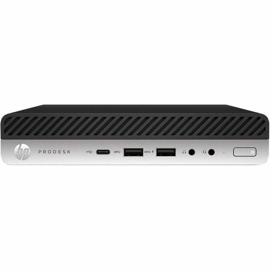 HP - Joy Systems ProDesk 600 G4 Desktop Computer - Intel Core i5 8th Gen i5-8500T Quad-core (4 Core) 2.10 GHz - 16 GB RAM DDR4 SDRAM - 500 GB M.2 PCI Express NVMe SSD - Mini PC - Refurbished