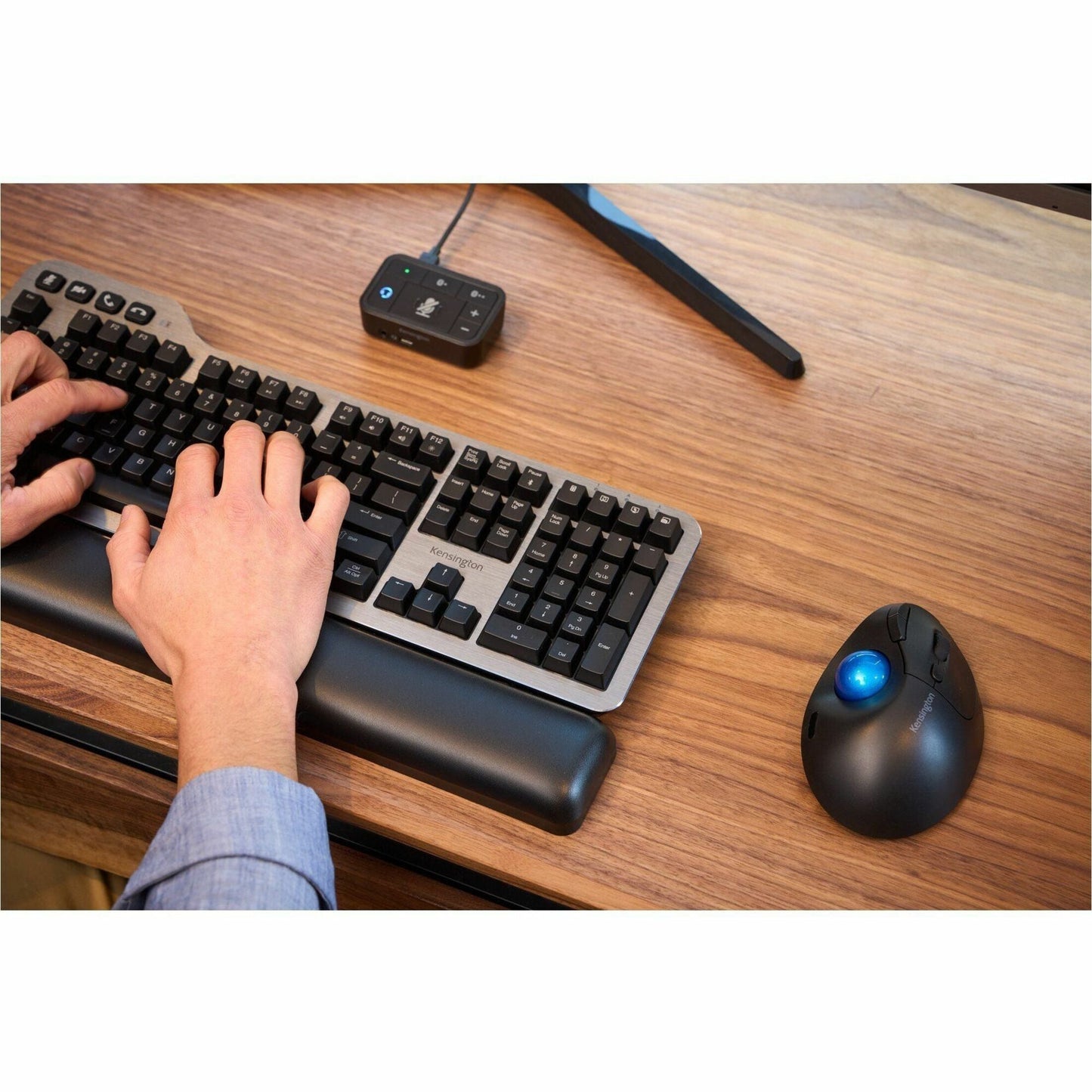 Kensington MK7500F QuietType Pro Silent Mechanical Keyboard with Meeting Controls