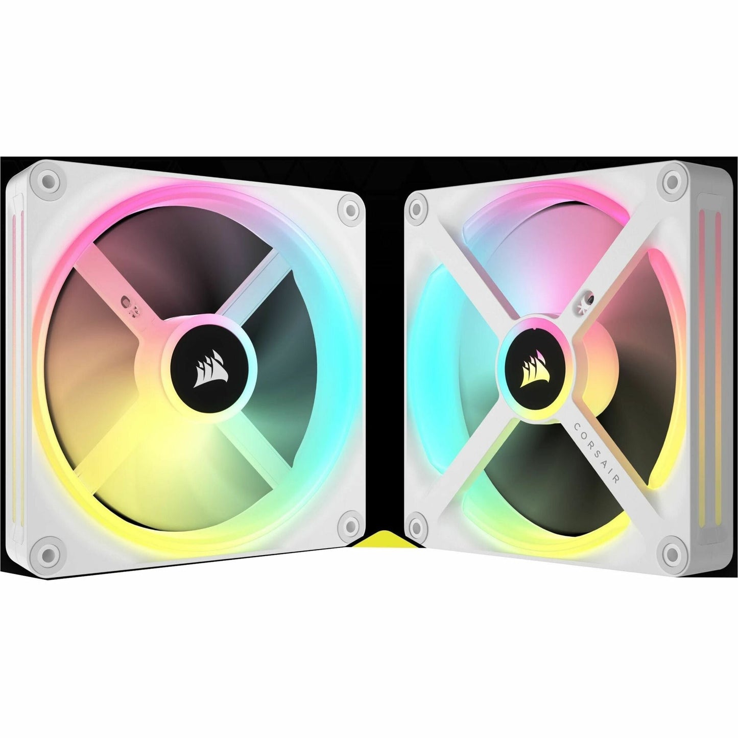 Corsair iCUE LINK QX140 RGB 140mm PWM PC Fan Expansion Kit - White