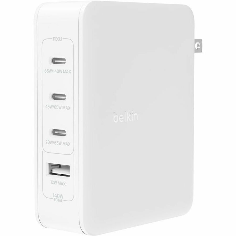 Belkin BOOST&uarr;CHARGE PRO 140W 4-Port GaN Wall Charger