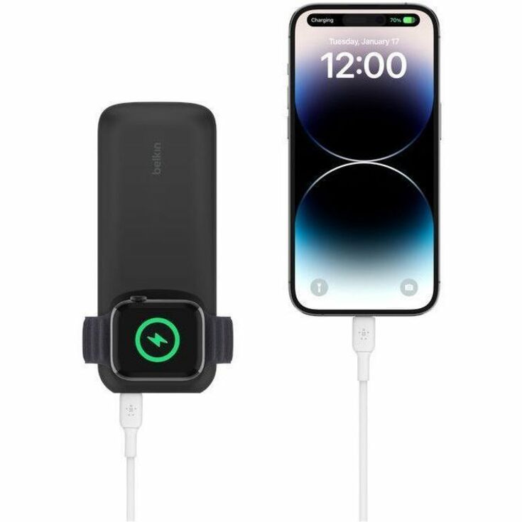 Belkin BoostCharge Pro Fast Wireless Charger for Apple Watch + Power Bank 10K