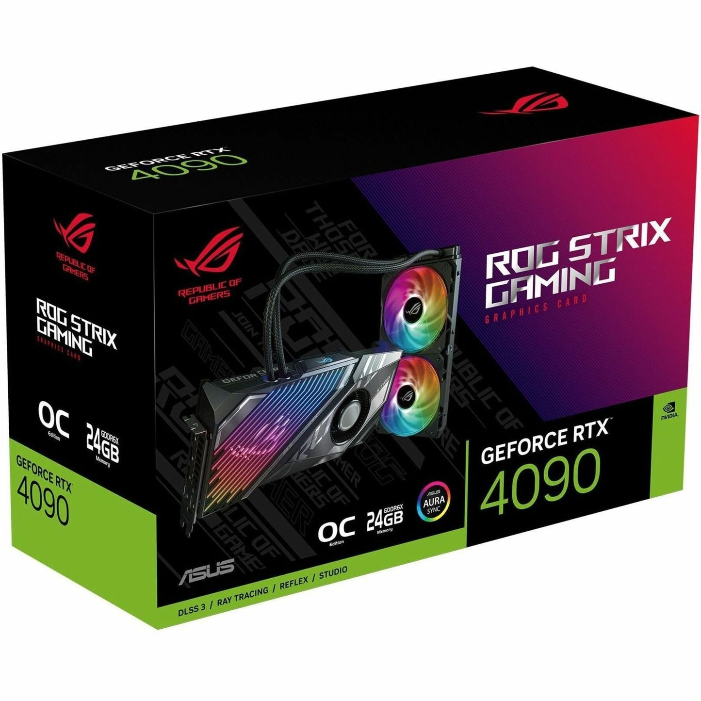 Asus ROG NVIDIA GeForce RTX 4090 Graphic Card - 24 GB GDDR6X - Full-height