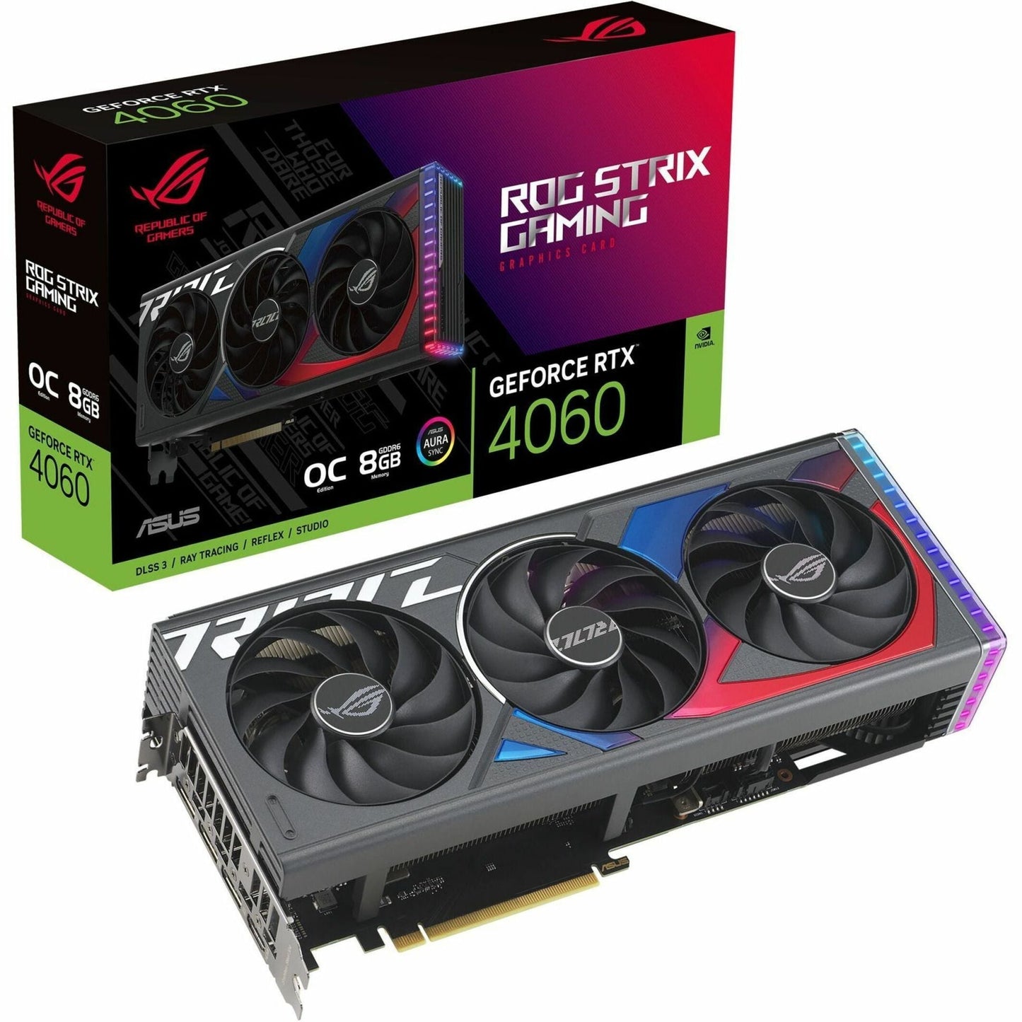 Asus ROG NVIDIA GeForce RTX 4060 Graphic Card - 8 GB GDDR6