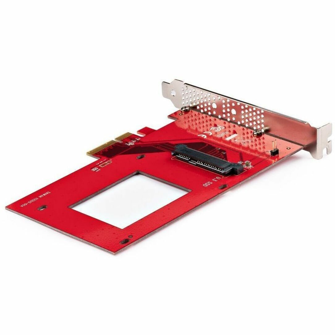 StarTech.com U.3 to PCIe Adapter Card PCIe 4.0 x4 Adapter For 2.5" U.3 NVMe SSDs SFF-TA-1001 PCI Express Add-in Card TAA Compliant\n