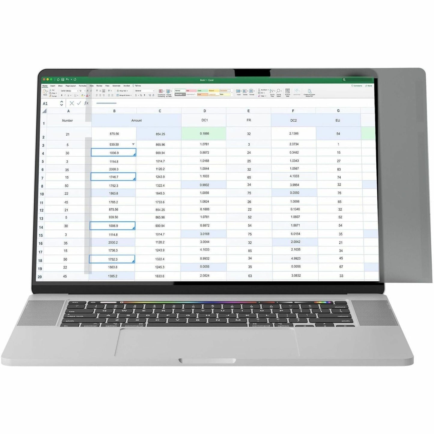 StarTech.com 14-inch MacBook Pro 21/23 Laptop Privacy Screen Anti-Glare Privacy Filter w/51% Blue Light Reduction Matte/Glossy Sides