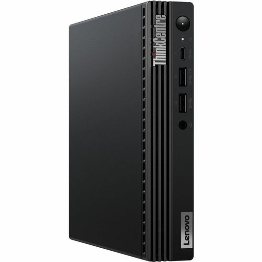 Lenovo ThinkCentre M80q Gen 4 12E90003US Desktop Computer - Intel Core i7 13th Gen i7-13700T Hexadeca-core (16 Core) 1.40 GHz - 16 GB RAM DDR5 SDRAM - 512 GB M.2 PCI Express NVMe 4.0 x4 SSD - Tiny - Black