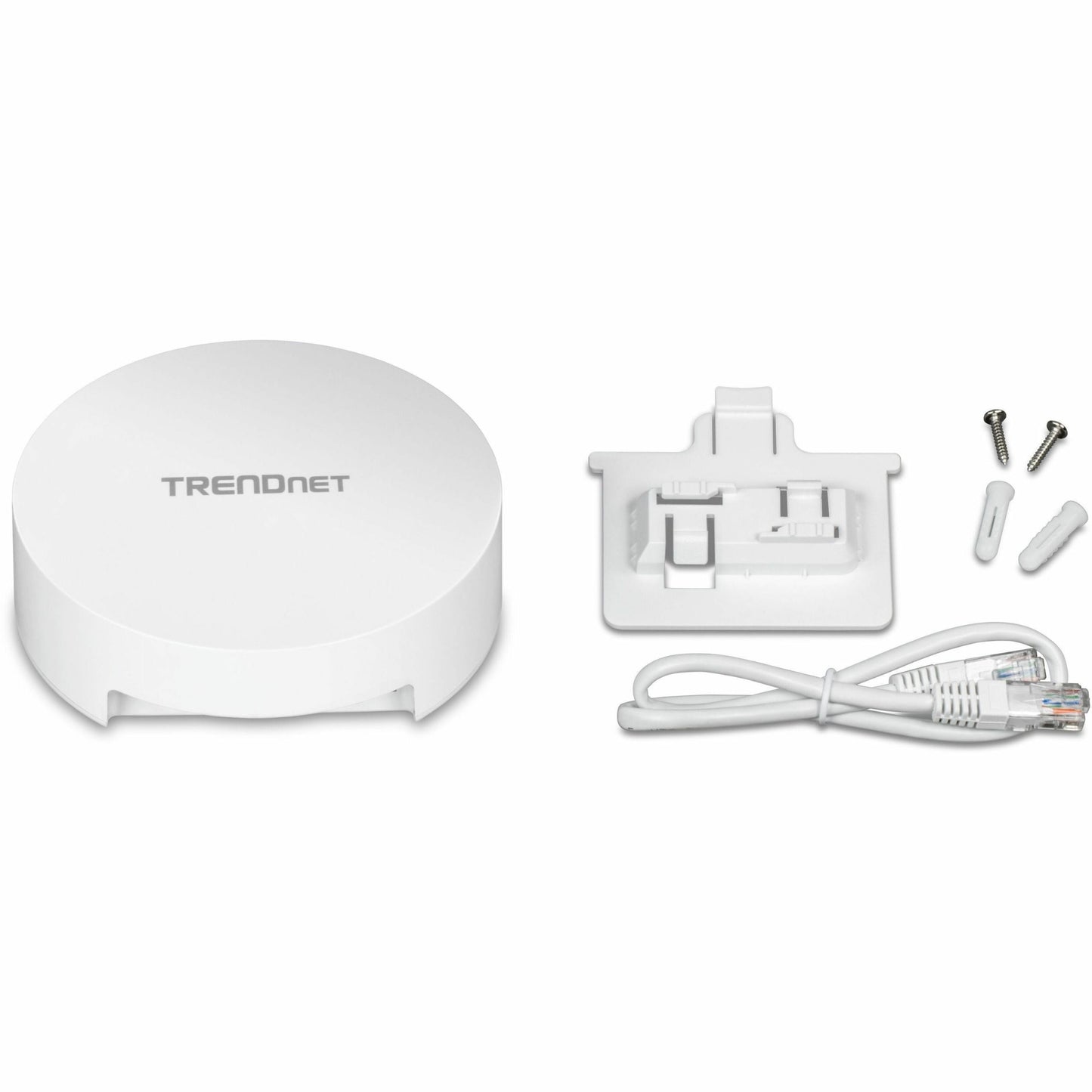 TRENDnet AC1300 Dual Band PoE Indoor Wireless Access Point 867Mbps WiFi AC + 400Mbps WiFi N Bands MU-MIMO Repeater Mode Traffic Management Easy Installation White TEW-823DAP